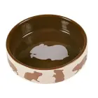 Bļoda dzīvniekiem, keramika : Trixie Ceramic bowl with motif, hamster, 80 ml|ø 8 cm Foto 1