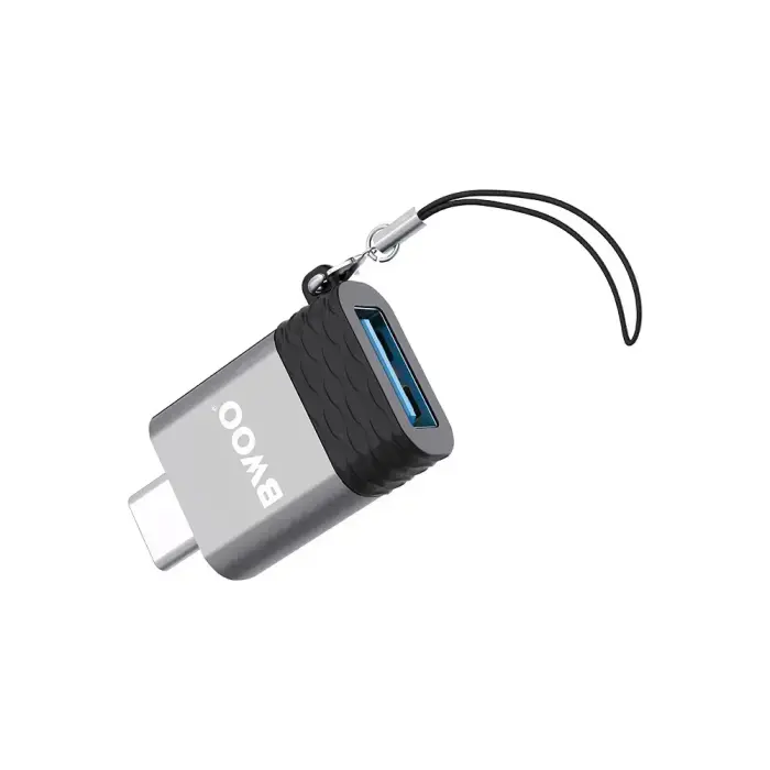 BWOO Adapter USB - USB-C Gray OTG BZ-35 Фото num