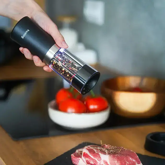 Huslog Grinder Set with Charging Base - Black Фото num