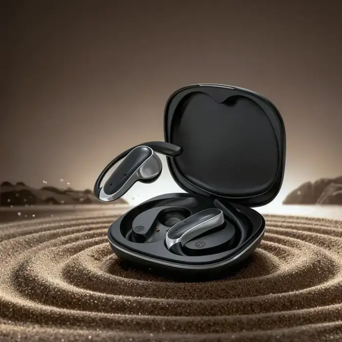 Dudao U17Z Bluetooth 5.3 OWS Headphones with Ear Hooks - Black Photo