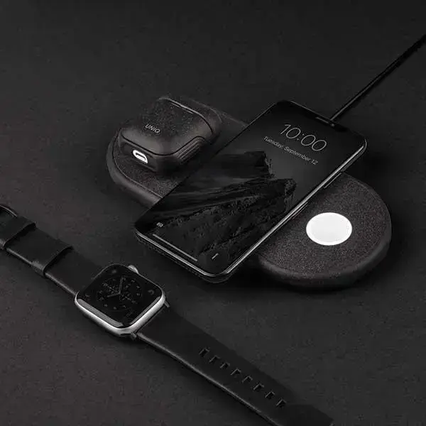 Uniq Order. induction Aereo 3in1 10W Fast charge black | charcoal black (LITHOS Collective) Фото num