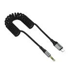 Cable AUX Jack 3,5 mm to Lightning Hoco 1,5 m UPA33A black Photo