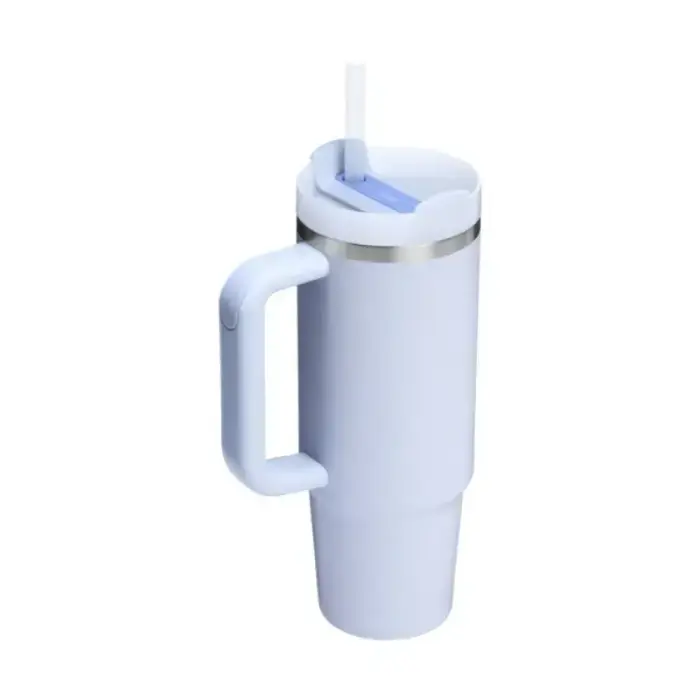 Термокружка с трубочкой The Quencher H2.O FlowState Tumbler 0,89 л, светло-голубая Фото num