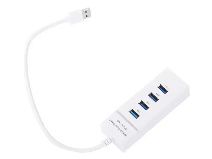 Fusion Hub usb 3.0 порт разветвитель 4 порт разветвитель адаптер | белый Фото num