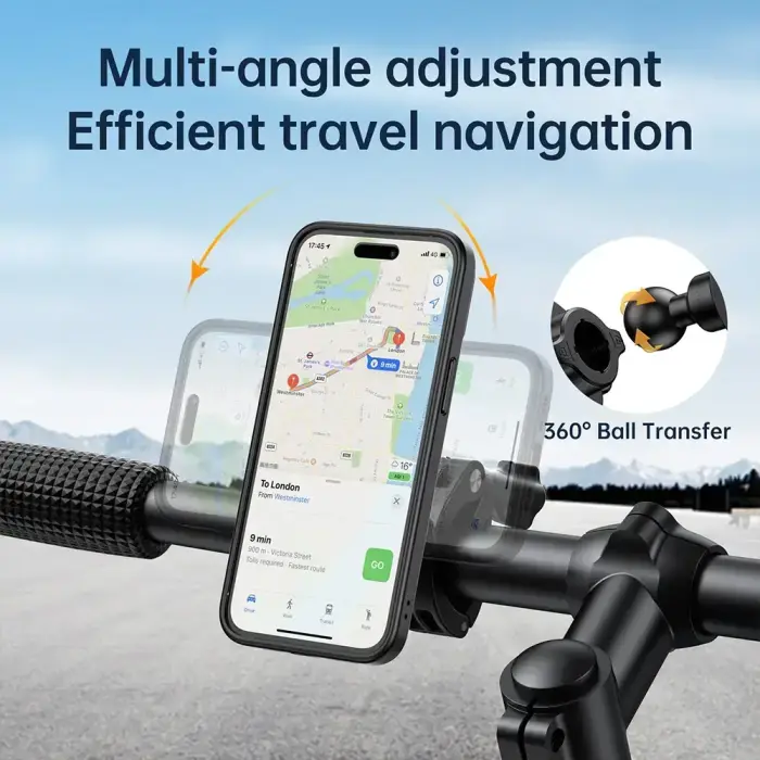 Blavec Uchwyt Rowerowy BV-03 Velo Quick Lock Magsafe to handlebar (BV03-QLMHB) black Photo