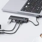 Orico PAPW4A-C3 USB-A Hub Docking Station 4x USB-A 3.0 - Black Фото num