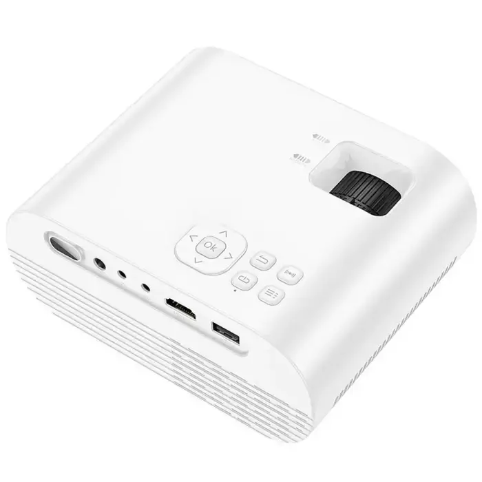 Projector HD Ready Hoco Wi-Fi Bluetooth 720P DT1 white Фото num