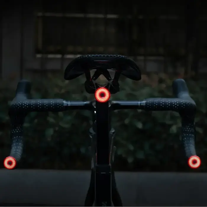 Wozinsky WIS-01 Waterproof Smart Tail Lights 2 pcs - Black Фото num