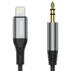 Dudao audio cable Lightning - mini jack 3.5mm gray (L11PRO) Foto 1