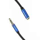 TRRS 3.5mm Male to 3.5mm Female Audio Extender 5m Vention BHCLJ Blue Foto 6