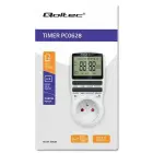 Qoltec Electronic Timer PC0628 | 3680W | 16A | LCD Фото num