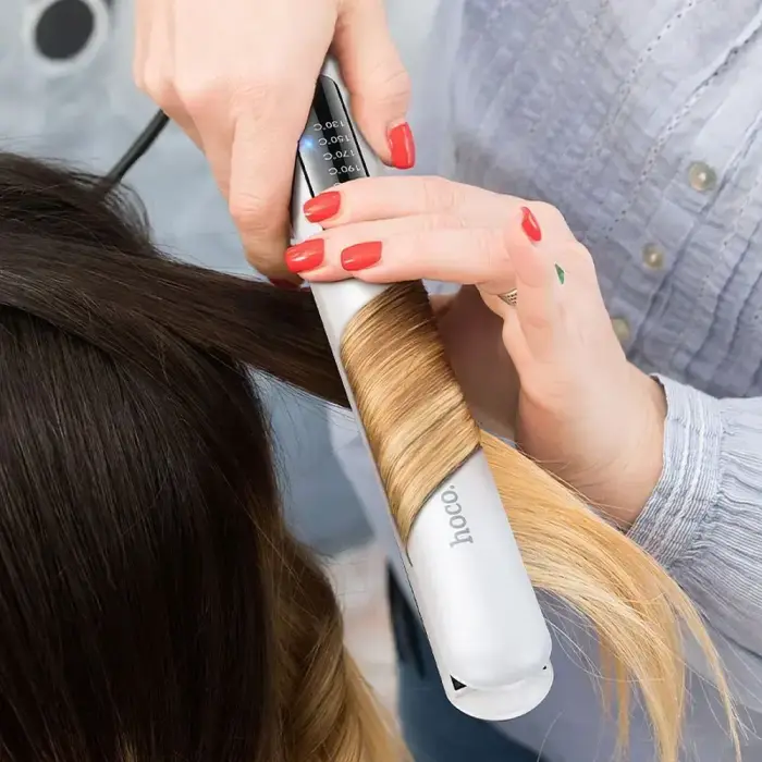 Hair straightener Hoco HP40 white Photo