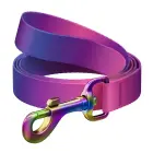 WAUDOG gradient nylon dog leash, 20mm wide, 122cm long, purple Фото num
