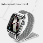 USAMS Pasek z etui Apple Watch 4|5|6|7| SE 44|45mm. czarny|black ZB74IW1 (US-ZB074) Photo