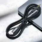 Choetech AUX006 USB-C | mini jack 3.5mm cable 1 m - black Foto 10