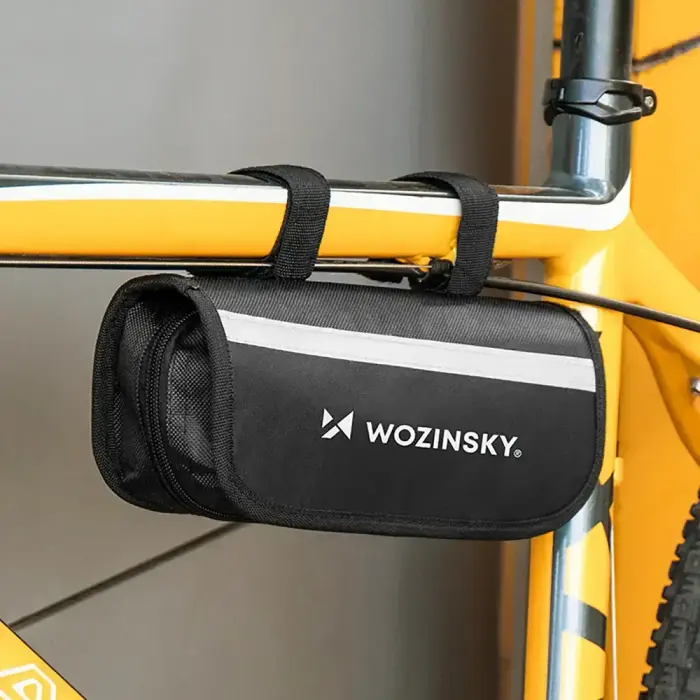 Wozinsky WMZ-01N tool kit, 16-in-1 bicycle multitool, pump, wrenches, inner tube kit - black Фото num