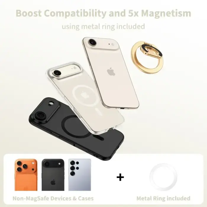 TECH-PROTECT MMR400 LAMANO MAGNETIC MAGSAFE PHONE RING GOLD Photo