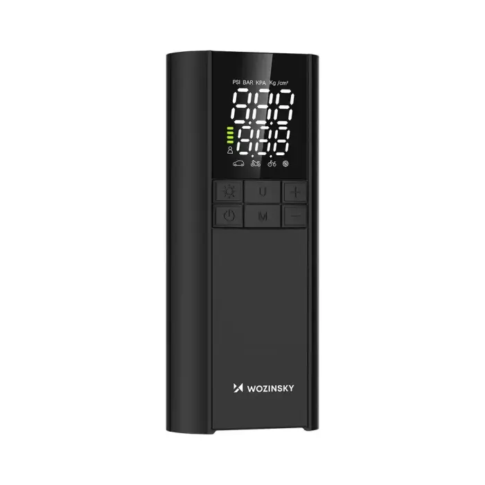 Wozinsky WPEP-8000 compressor, electric pump, 8000mAh power bank, flashlight - black Foto 4