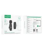 Wireless lavalier microphone USB C Hoco L15 black Foto 18