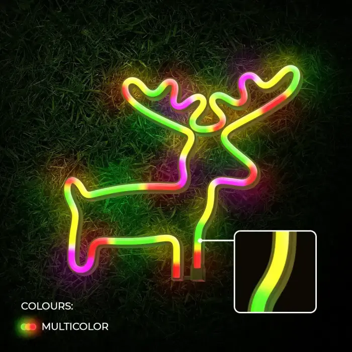 Neon LED Light ELK multicolor Bat + USB FLNE12 Forever Light Photo