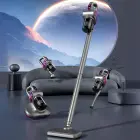 4-in-1 Vertical Handheld Vacuum Cleaner with Dust Mite Removal Brush - Gray Фото num