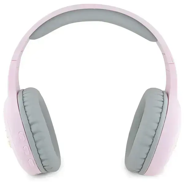 Hello Kitty słuchawki nauszne Bluetooth HKBHA1BKHLMP różowe|pink Metal Logo Foto 3