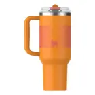 Термокружка с трубочкой The Quencher ProTour Flip Straw Tumbler 1,18 л, оранжевая Фото num