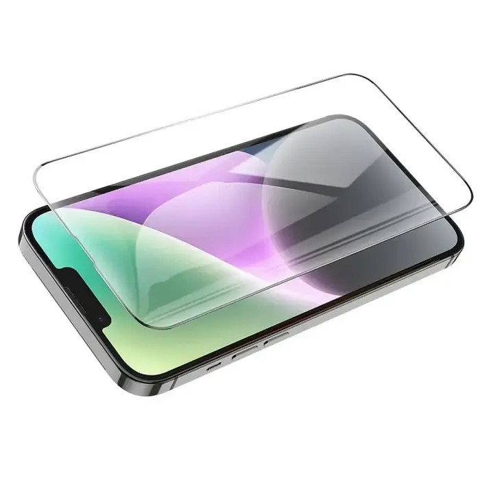 Tempered glass to iPhone 13 / 13 PRO / 14 / 16e (SE 4 2025) Hoco HD 5D Guardian shield 10 sztuk G14 black Foto 3