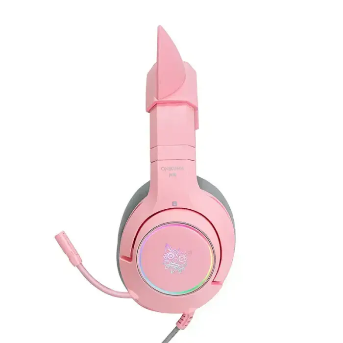 Gaming headphones ONIKUMA K9 Pink RGB Foto 4