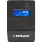 Qoltec Uninterruptible Power Supply UPS Line Interactive| Monolith | 450VA | 240W | LCD | USB | RJ45 Photo