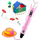 Fusion 3D printing pen for creating figures from PLA | ABS material (Ø 1.75mm) pink Photo