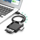 Ugreen USB 3.0 SD | micro SD | CF | MS card reader black (CR125 30333) Photo