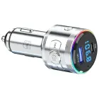 3MK Hyper Car Power Transmitter 48W | QC, PD, PPS | USB-C, USB-A | серебристый Фото num