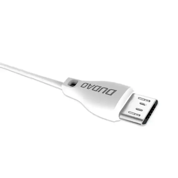 Dudao L4M USB-A - MicroUSB 2.4 A Cable 1m - White Photo