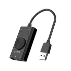 Orico SC2 External Multifunction Sound Card with USB-A - Black Foto 3