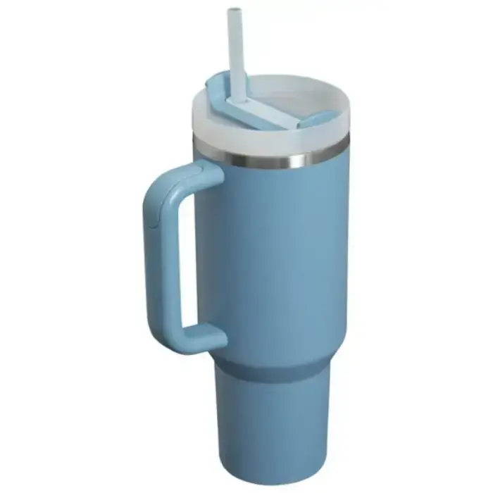 Termokrūze ar salmiņu The Quencher H2.O FlowState Tumbler 1.18L zilganvioleta Foto 2