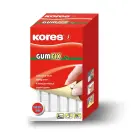 Līmējoša masa KORES Gumfix sadalīta kvadrātiņos, baltā krāsā, 84 gab., 50 g Photo