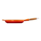 Le Creuset Čuguna panna ar koka rokturi Ø28cm oranža Foto 3
