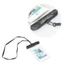 Waterproof bag for mobile phone with plastic closing white Фото num