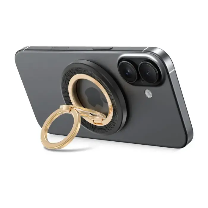 TECH-PROTECT MMR700 LAMANO MAGNETIC MAGSAFE PHONE RING BLACK/GOLD Photo