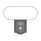 Smart outdoor WiFi camera with Gosund IPC3 floodlight, IP65 Tuya Photo
