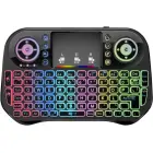 Fusion Rainbow compact wireless keyboard with touchpad and colorful backlit for Android | iOS | TV | PC  Photo