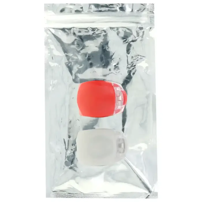 Setty bike lamps silicone set front white + rear red LR-01 Фото num