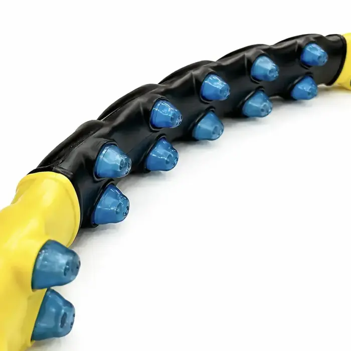 Wozinsky WHH-110 Hula Hoop Massager with Knots - Blue and Yellow Foto 3