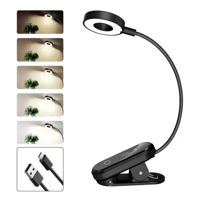 TECH-PROTECT LL100 CLIP READING LIGHT BLACK Photo
