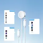 Joyroom S-IW007 3-in-1 cable USB-A magnetic charger - Lightning 1.2m - white Foto 10