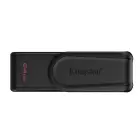 Kingston pendrive 64GB Portable USB 3.2 Gen 1 DataTraveler Exodia S (Black/Black) Photo