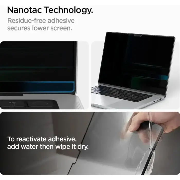 Spigen SafeView Privacy Screen Protector for MacBook Pro 14 (2021-2025) Foto 5