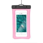 Waterproof bag for mobile phone with plastic closing AIRBAG pink Фото num