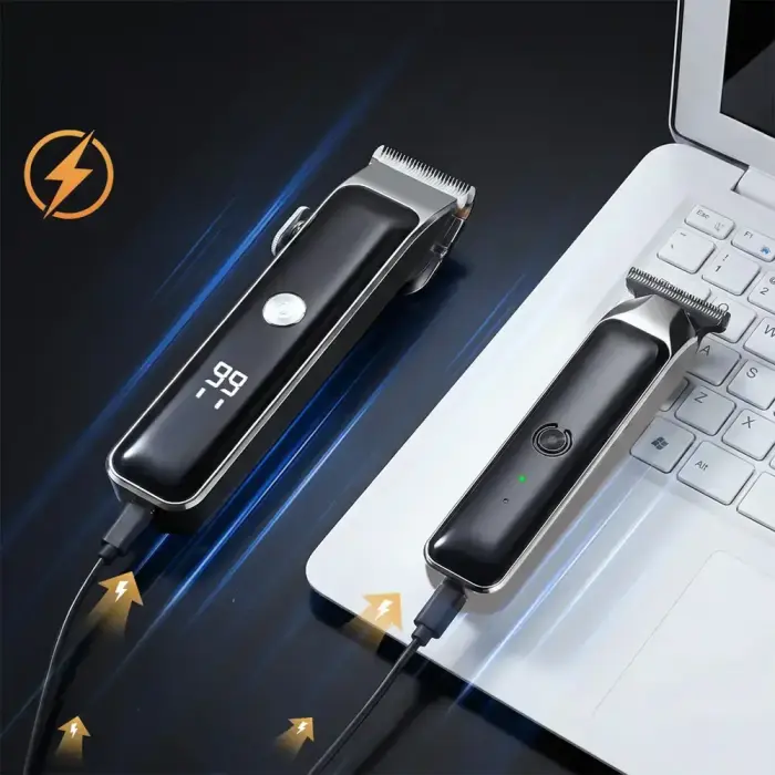 MAXGROOM M608 Hair Clipper with Trimmer - Black Photo